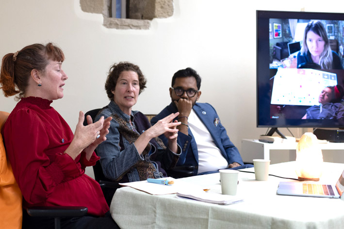 Louise Bromfield, Dr Julia Mossbridge, Rohan Routroy